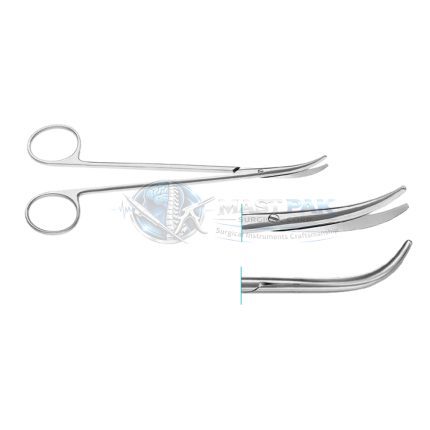 Fomon Lateral Scissor, fully curved  170mm, 62/3“