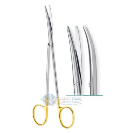 Toennis-Adson TC Dissecting Scissors, Curved, 170mm, 6 2/3"
