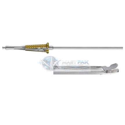 Crile Wood Needle Holder / Forceps - Curved Left Tungsten Carbide (TC) Series