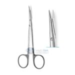 Littler Super-Cut Delicate Scissors, Sharp, with Suture Hole, 115mm, 4 1/2"