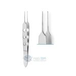 Castroviejo (Hole Handle) Suture Forceps, 0.9mm Tip, 110mm, 4 1/3"
