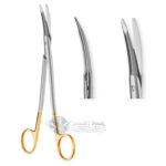 Kaye-Freeman TC Super-Cut Facelift Scissors, One Serrated Blade, 180mm, 7"