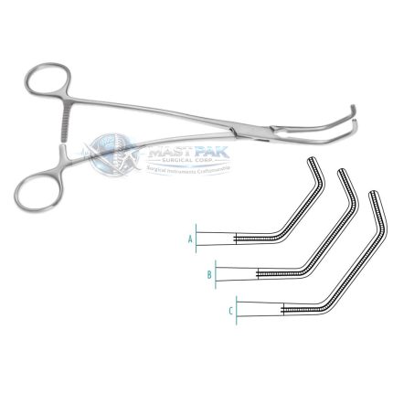 Satinsky Tangential Occlusion Clamp - Precision Vascular Series