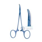 Micro Halstead-Mosquito Titanium Hemostatic Forceps, 125mm