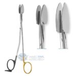 Paddle Facelift Scissors, One Serrated Blade, 180mm, 6"