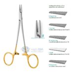 Derf TC Needle Holder, Serrated