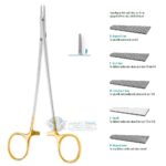 Ryder-Vascular TC Needle Holder, 1.5mm Jaw