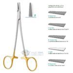 Crile-Wood TC Needle Holder, Straight