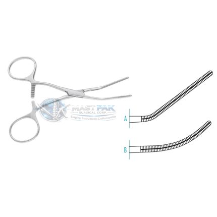 Cooley Atrauma Vascular Clamp - Curved Shank Series