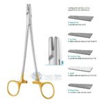 TC Wire Holding Forceps, Round Jaws