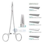 Debakey Needle Holder, Diamond Dusted