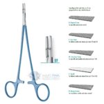 Ryder TC Titanium Needle Holder, Delicate Tips