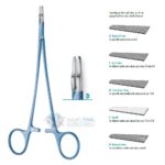 Ryder Titanium Needle Holder, Diamond Dusted