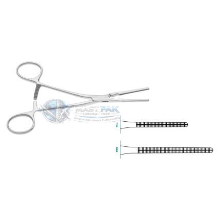 Cooley Vascular Forceps - Angled Shank Precision Series