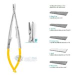 Castroviejo TC Micro Needle Holder, Serrated