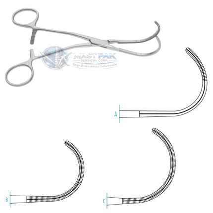 Cooley Vascular Forceps - Backwards Shank Visibility Series