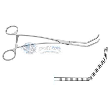Cooley Specialized Vascular Clamp - S-Angled & Backwards Shank Series