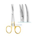 Kaye TC Blepharoplasty Scissors, 115mm, 4 1/2"