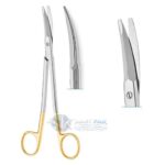 Gorney-Freeman TC Facelift Scissors, Bevelled Blades, 190mm, 7 1/2"