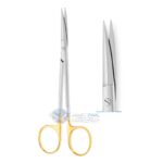 Peck-Joseph TC Dissecting Scissors, Double Serrated, 140mm, 5 1/2"