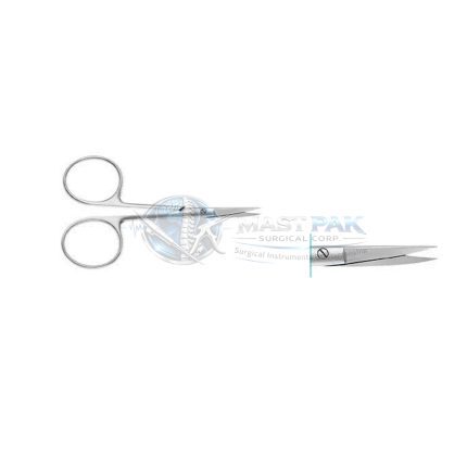 Iris Scissors, sharp, large rings, 100mm, 4”,