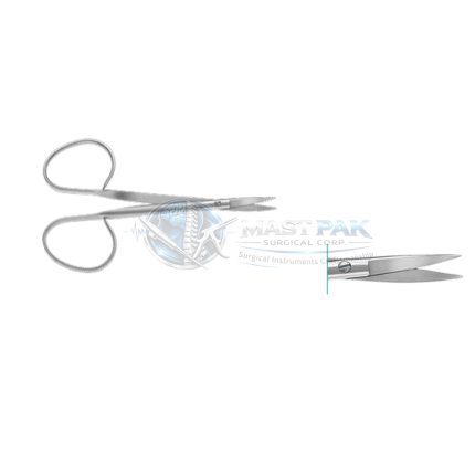 Iris Scissors, sharp, ribbon handle, 105mm, 41/8“