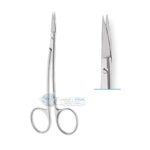 Lagrange Scissors, 1 Serrated Blade, 115mm, 4 1/2"