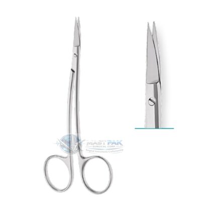 Lagrange Scissors, 1 Serrated Blade, 115mm, 4 1/2"