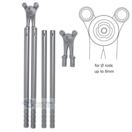 Premium Universal Spinal Rod Benders (Detachable Handles)