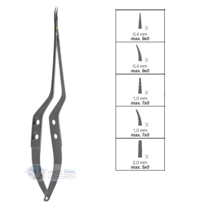 CERAMO PLANO-S Premium Micro Needle Holders (Micro Rough Jaws)