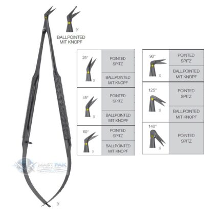 CERAMO RONDO Premium Micro Vascular Scissors (TC Blades)