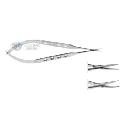 Micro Needle Holder, diamond dusted  without catch, 160mm, 61/4” working length