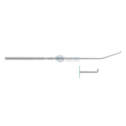 DANDY  Nerve Hook, 3mm, 200mm, 8”  straight