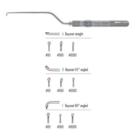 Micro Spinal Curettes, 210mm, 81/4”