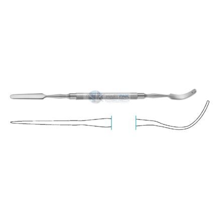 MCDONALD  Elevator, double-ended, straight / curved  190mm, 71/2”