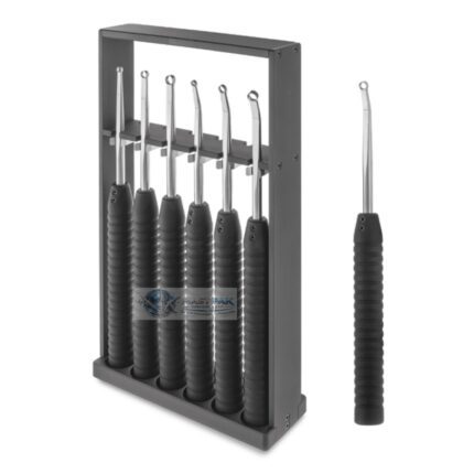 Ring Curette Set with 6 Ring Curettes