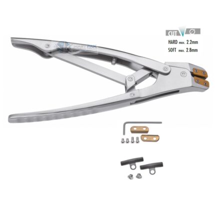 TC Wire Cutter, exchangeable TC Blades and rubber jaw up to Ø 3.0mm