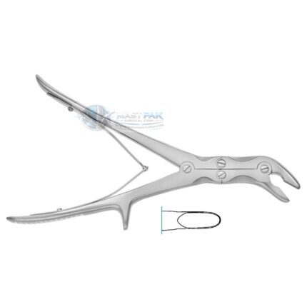 STILLE  Bone Rongeur, sidewards curved, 230mm, 9”