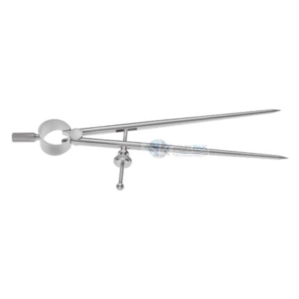 Bone Caliper, straight, pointed  115mm opening