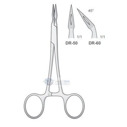 Straight root fragment forceps