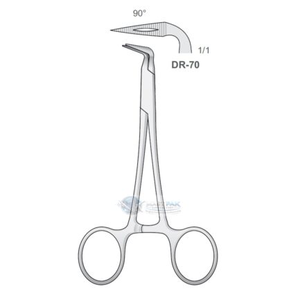 Root fragment forceps (Curved/Specialized)